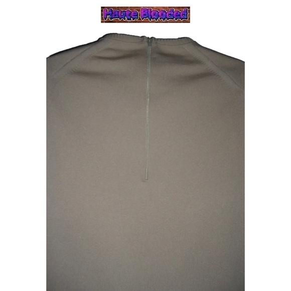 Vintage 70s Givenchy Sport Beige Striped Sweater Pants Scarf Logo Couture Petite - Picture 11 of 16